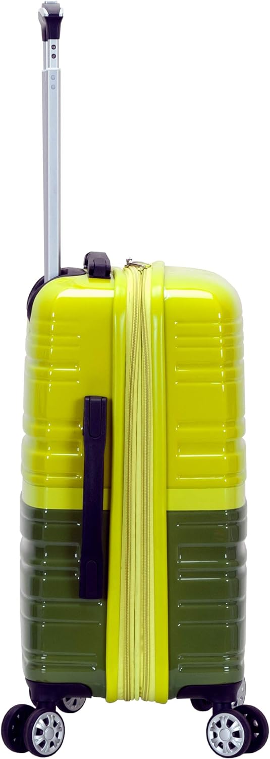 Rockland Melbourne Hardside Expandable Spinner Wheel Luggage, Purple, Carry-On 20-Inch - Image 3